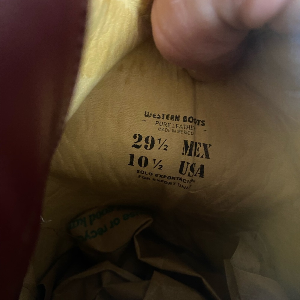 Hand made cowboy boots - Picture 7 of 10